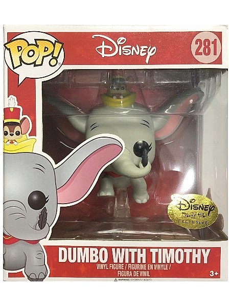 Funko POP #281 Disney Dumbo with Timothy Exclusive Figure